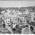 1945 (?) zerbombte Kirche in Sinz
