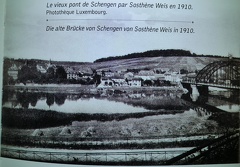 1910 Schengen: alte Brücke