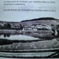1910 Schengen: alte Brücke