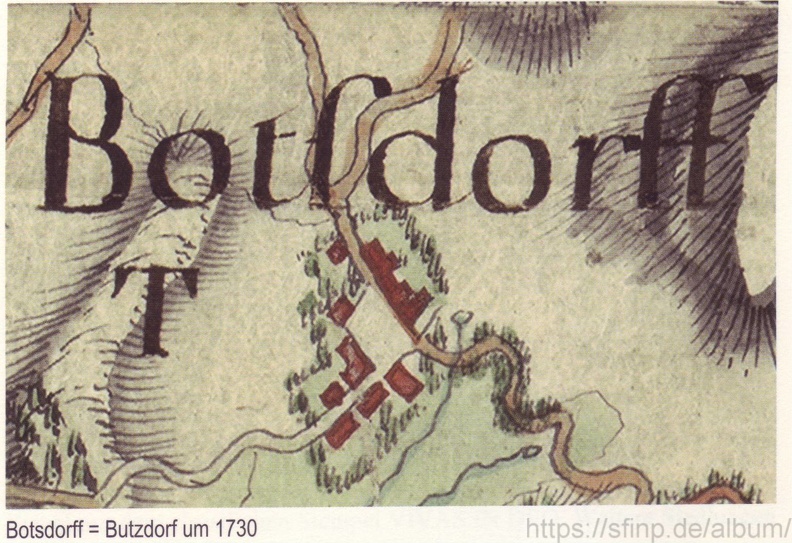 Butzdorf um 1730